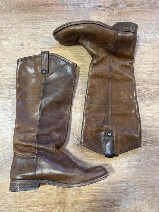 Frye Melissa Button Riding Boots - Picture 4 of 11